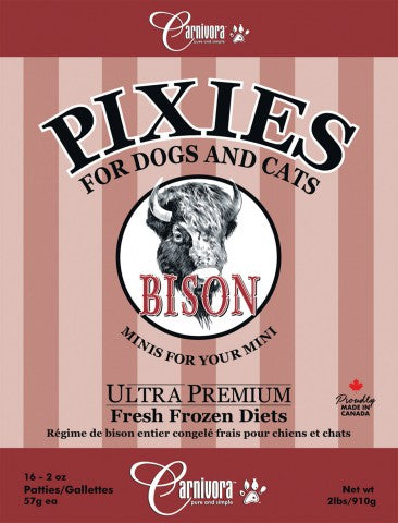 Carnivora Pixies Bison Diet (2lb)