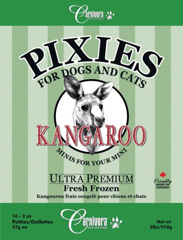 Carnivora Pixies Kangaroo Diet (2lb) - Tail Blazers Etobicoke
