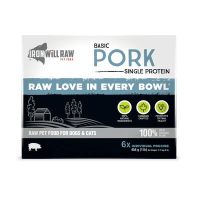 Iron Will Basic Pork (6lb) - Tail Blazers Etobicoke