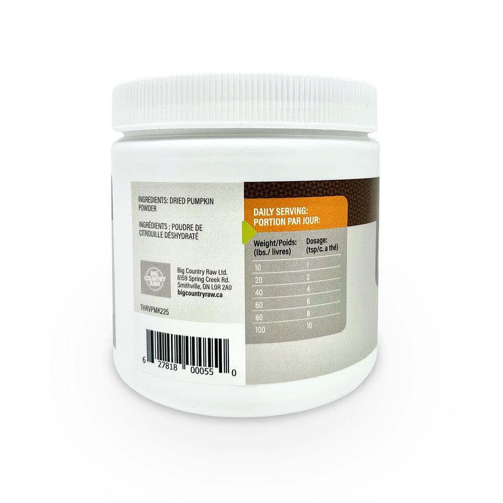 Big Country Raw Thrive Pumpkin Powder (225g) - Tail Blazers Etobicoke