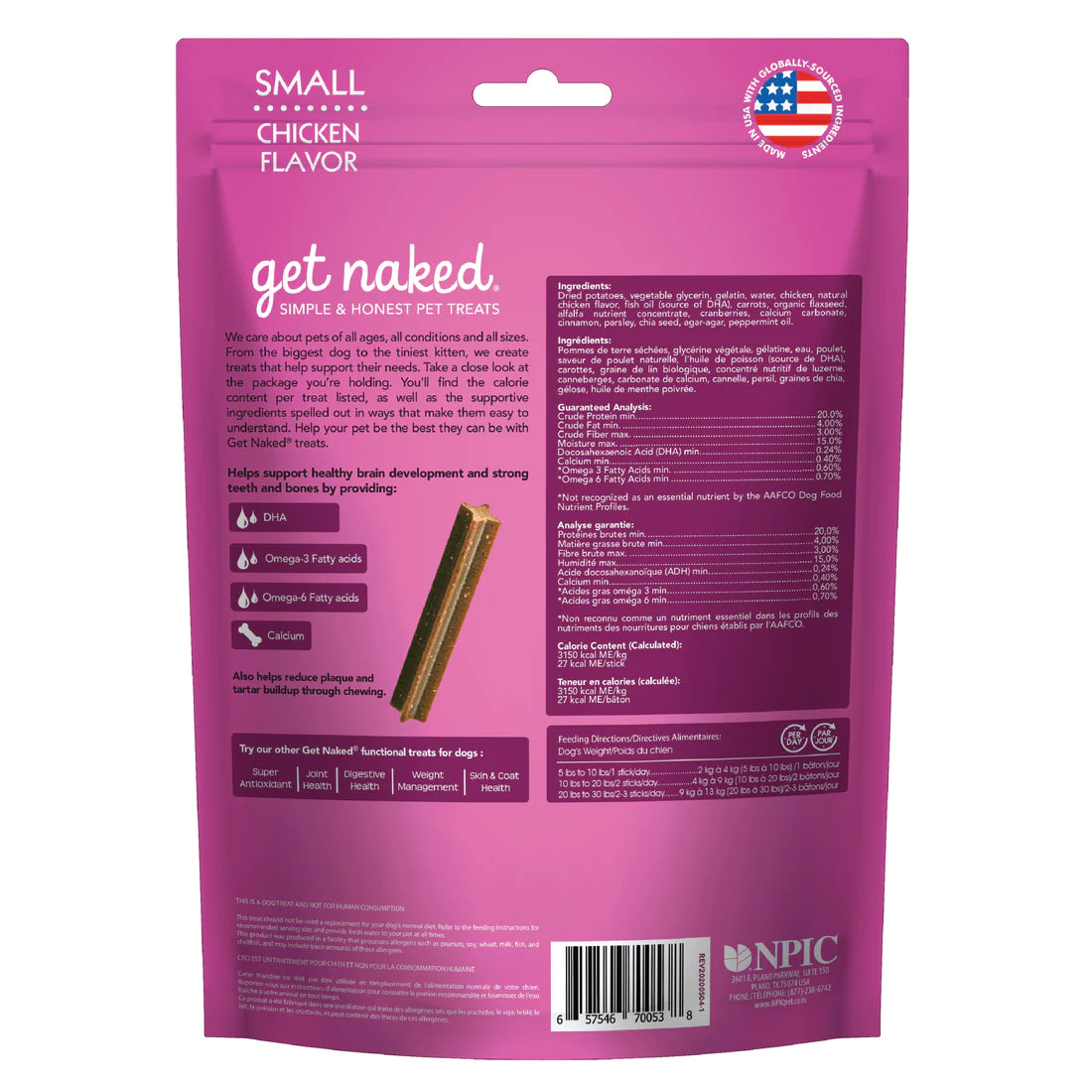 Get Naked Small Puppy Health Dental Chews (6.2oz) - Tail Blazers Etobicoke