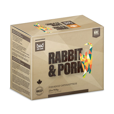 Big Country Raw Cat Fare Game Rabbit & Pork (2lb) - Tail Blazers Etobicoke