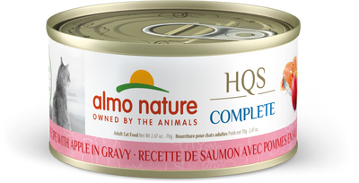 Almo Nature HQS Complete Salmon & Apple Cat Can (70g) - Tail Blazers Etobicoke