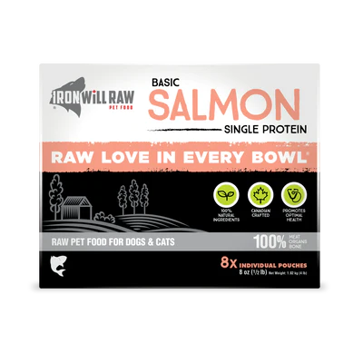 Iron Will Basic Salmon (4lb) - Tail Blazers Etobicoke