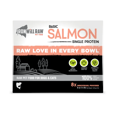 Iron Will Basic Salmon (4lb) - Tail Blazers Etobicoke