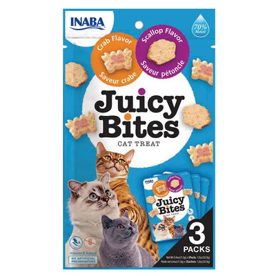 Inaba Crab & Scallop Juicy Bites Cat Treats (1.2oz) - Tail Blazers Etobicoke