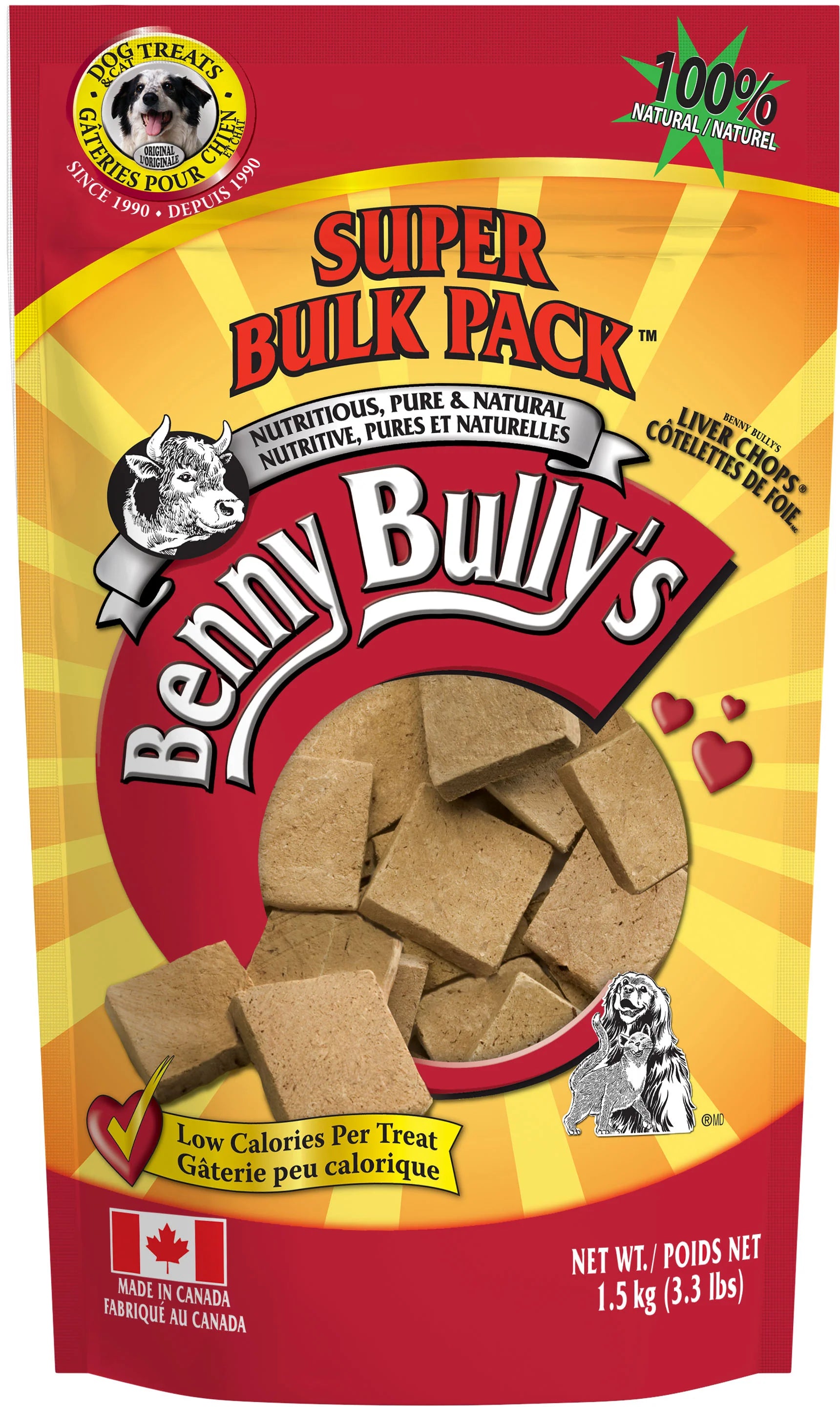 Benny Bully's Beef Liver Chops (80g) - Tail Blazers Etobicoke