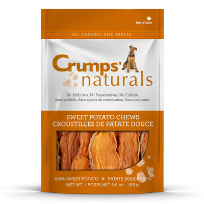 Crumps Dehydrated Sweet Potato Chews (160g) - Tail Blazers Etobicoke