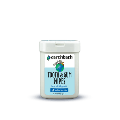Earth Bath Tooth & Gum Wipes (25ct) - Tail Blazers Etobicoke