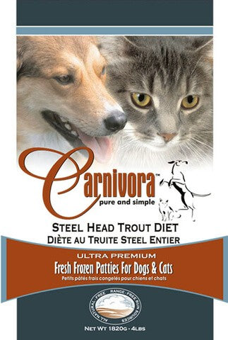 Carnivora Steelhead Trout Diet Patties (4lb) - Tail Blazers Etobicoke