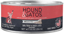 Hound & Gatos Trout & Duck Liver Cat Can (5.5oz) - Tail Blazers Etobicoke