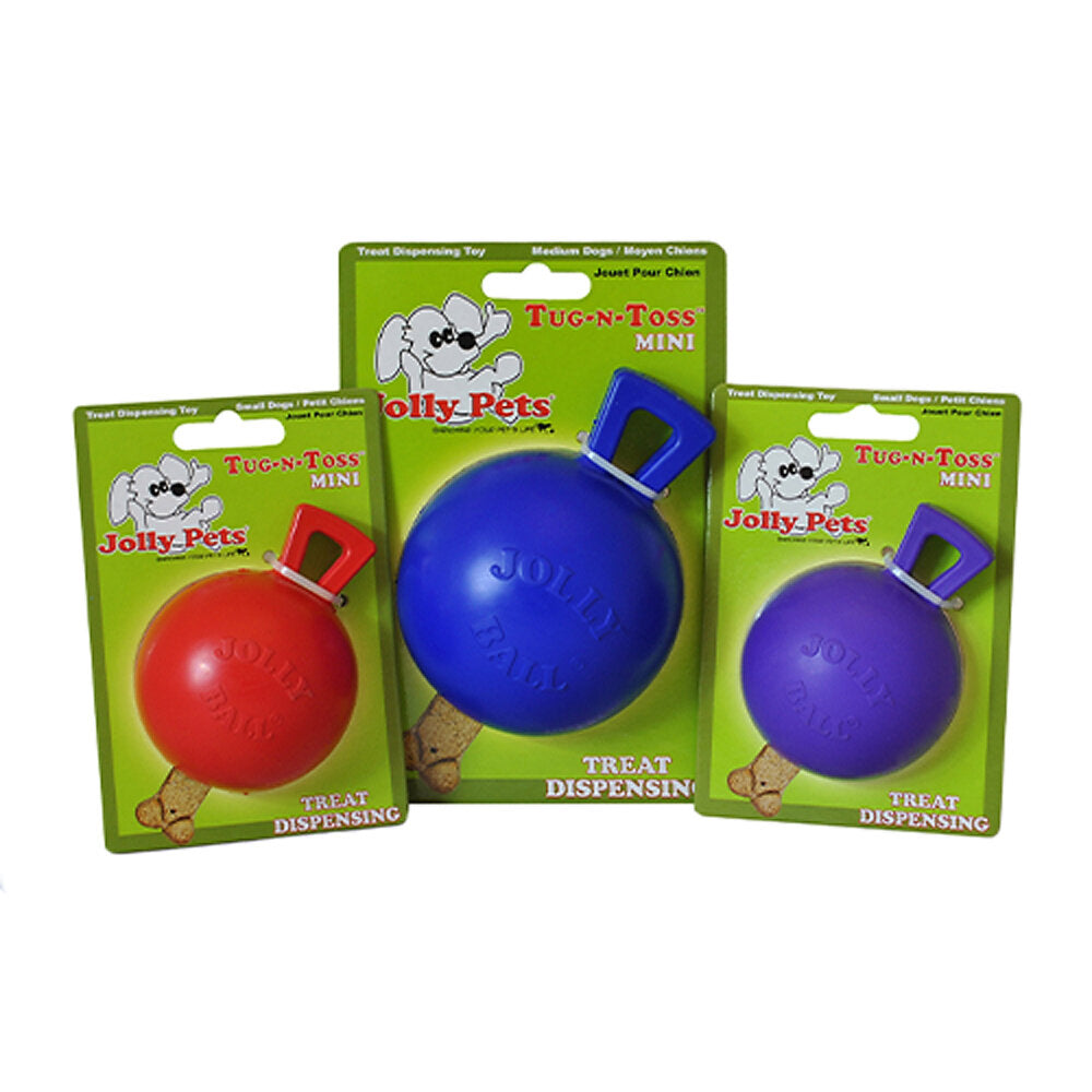 JOLLY PETS TUG N TOSS BLUE 6" - Tail Blazers Etobicoke