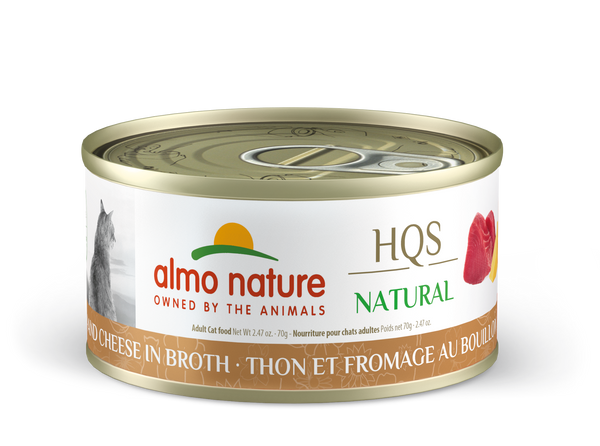 Almo Nature HQS Natural Tuna & Cheese Cat Can (70g)