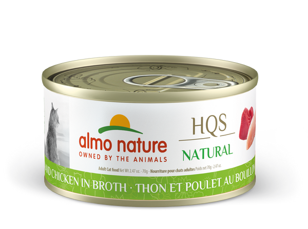 Almo Nature HQS Natural Tuna & Chicken Cat Can (70g)