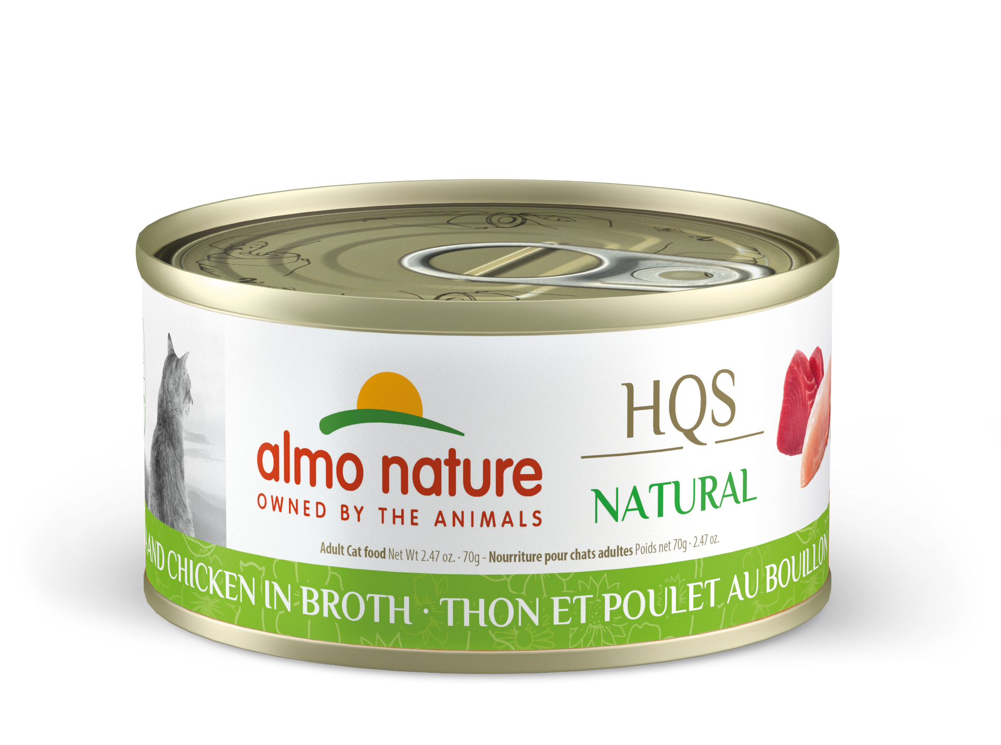 Almo Nature HQS Natural Tuna & Chicken Cat Can (70g) - Tail Blazers Etobicoke