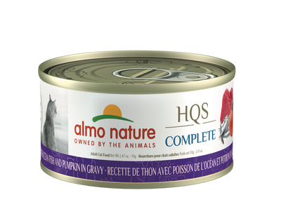 Almo Nature HQS Complete Tuna with Ocean Fish and Pumpkin Cat Can (70g) - Tail Blazers Etobicoke