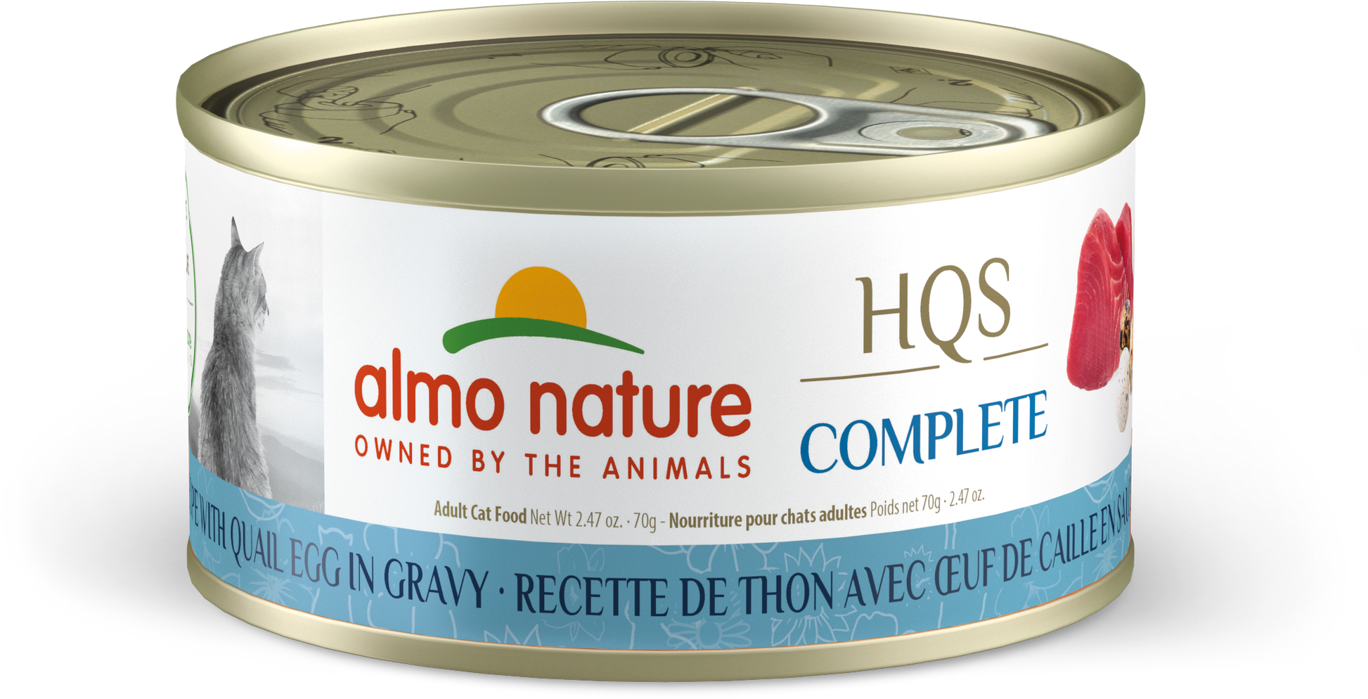 Almo Nature HQS Complete Tuna & Quail Egg Cat Can (70g) - Tail Blazers Etobicoke