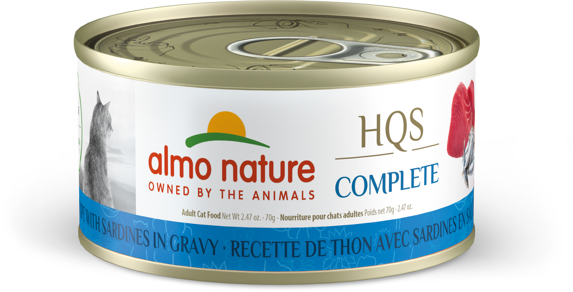 Almo Nature HQS Complete Tuna & Sardine Cat Can (70g) - Tail Blazers Etobicoke