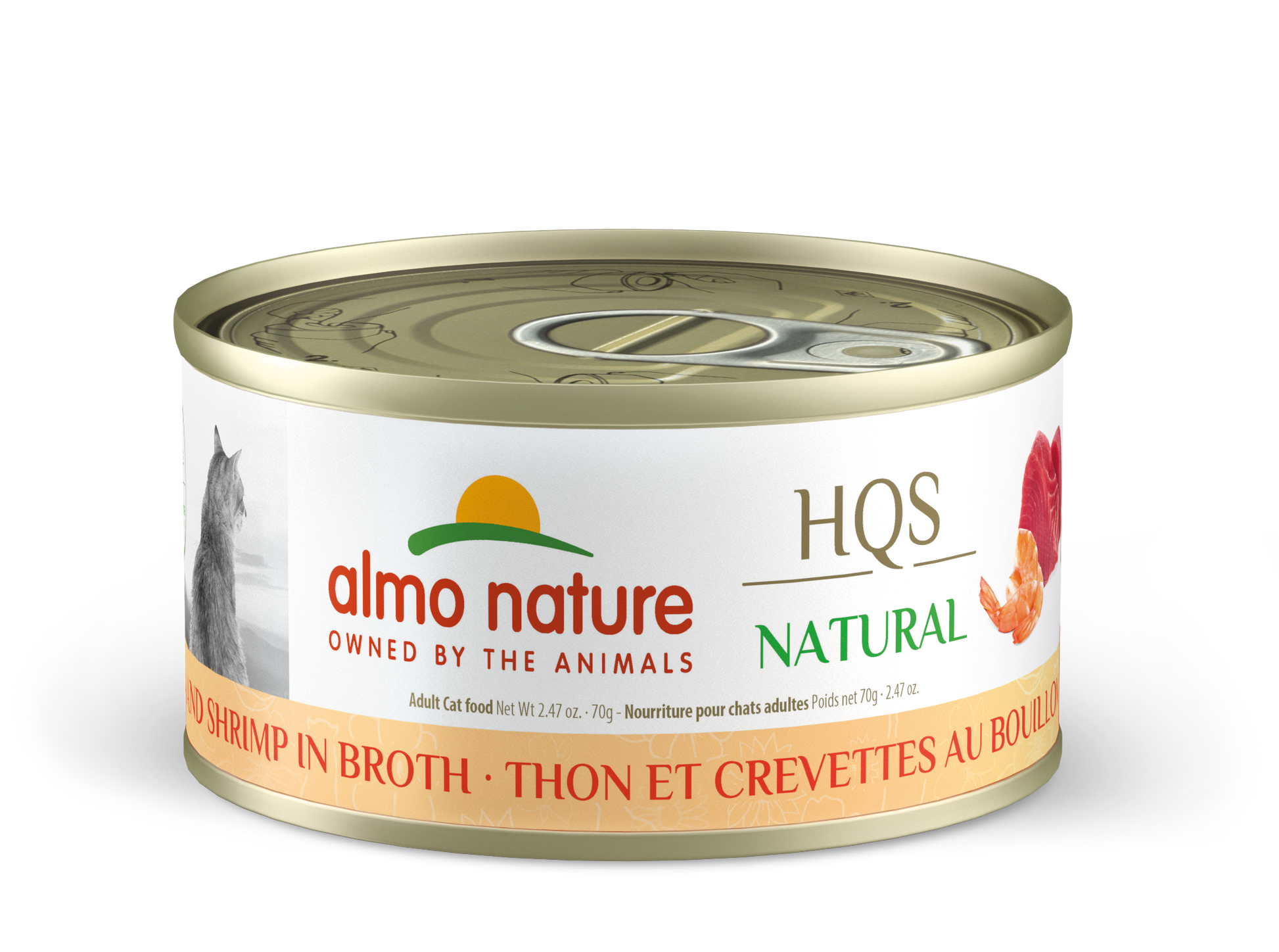 Almo Nature HQS Natural Tuna & Shrimp Cat Can (70g) - Tail Blazers Etobicoke