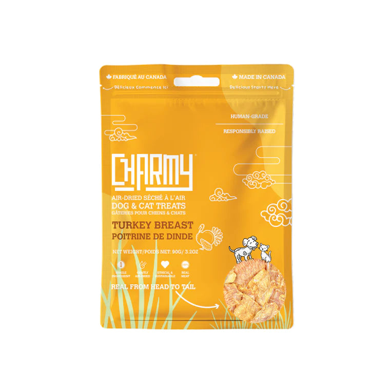 Charmy Pet Dehydrated Turkey Breast (90g) - Tail Blazers Etobicoke