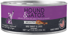 Hound & Gatos Turkey & Turkey Liver Cat Can (5.5oz) - Tail Blazers Etobicoke