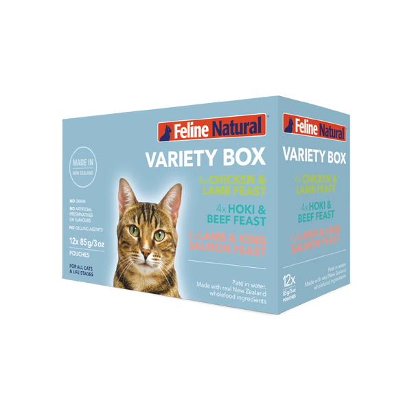 Feline Natural Pouch Variety Box